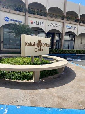 Located in the Kahala Office Tower