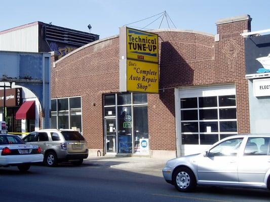 Shop as seen from Lincoln Ave