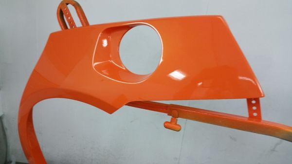 Wide body panels painted