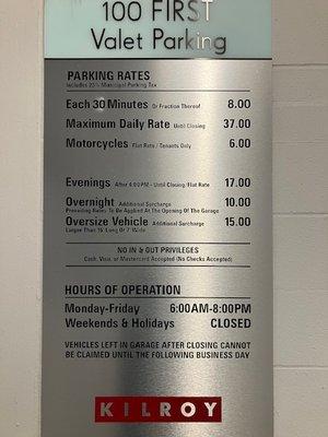 New Rates