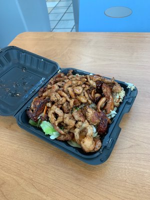 Teriyaki Chicken special , available daily $8.85.