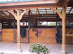 12x12 Stalls at Casperey Stables