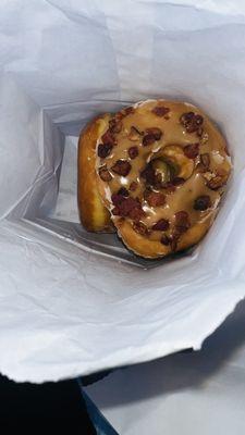 Maple bacon donut