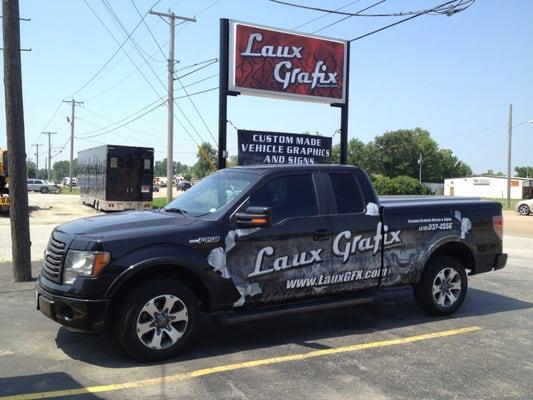 Laux Grafix Inc shop truck!