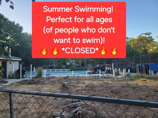 Summer 2024, if you think you are going to swim during the heat wave, think again!