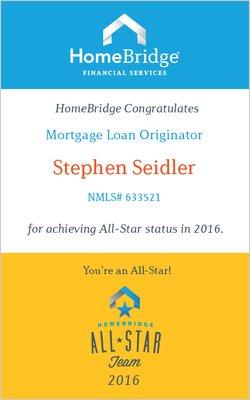 Stephen Seidler - NMLS #633521 - All Star Team Member