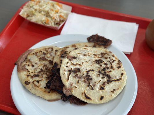 Bean and Cheese pupusas