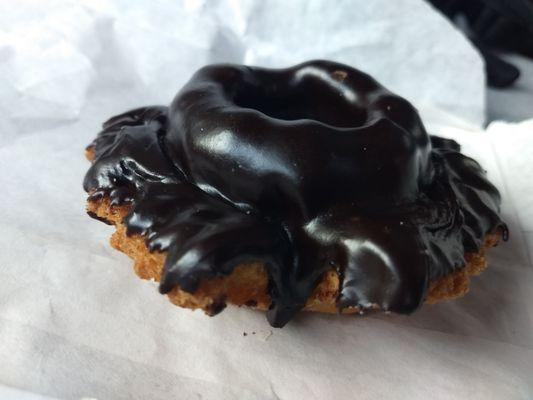 Chocolate Old Fashioned donut. Hell yeah.