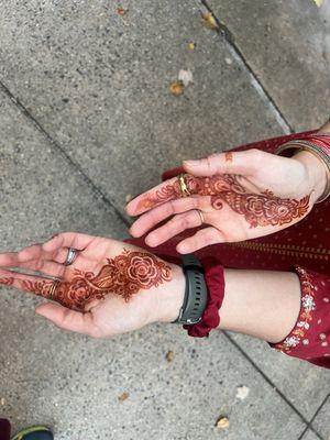 Henna stain