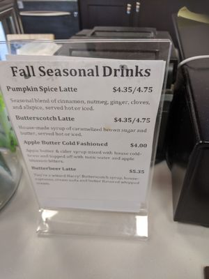 Seasonal drinks