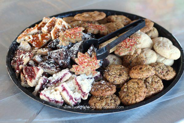 Assorted dessert platter