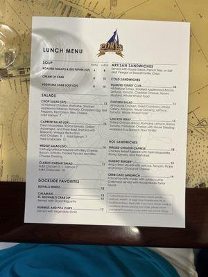 Menu-what to choose???