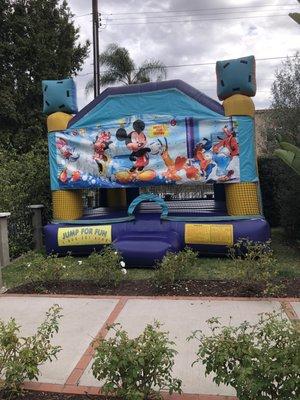 15x15 Mickey Mouse bounce house