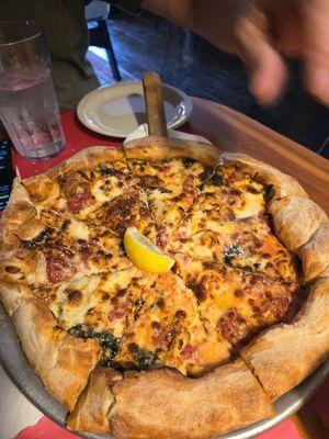 Lobster pizza