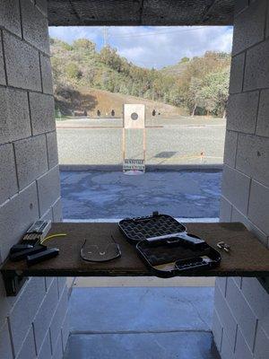 Gun range.