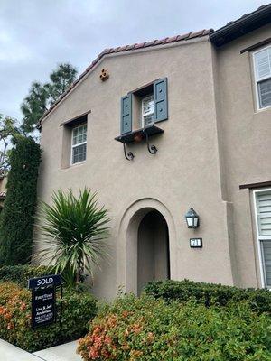 SOLD detached Condo in Irvine, California