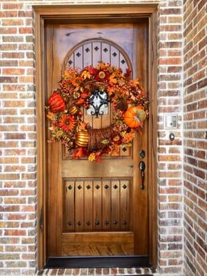 They installed our beautiful mahogany wood doors and are always available to help us if we have any issues.