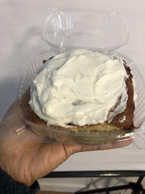 Whole cinnabon real big