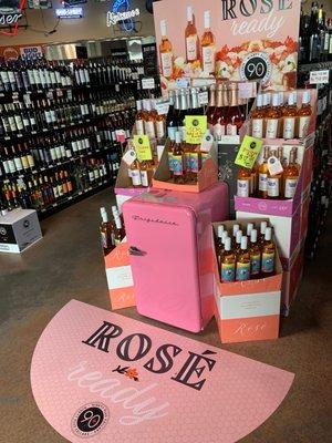 Awesome Rosé display!