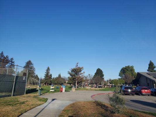 View of park from a distance