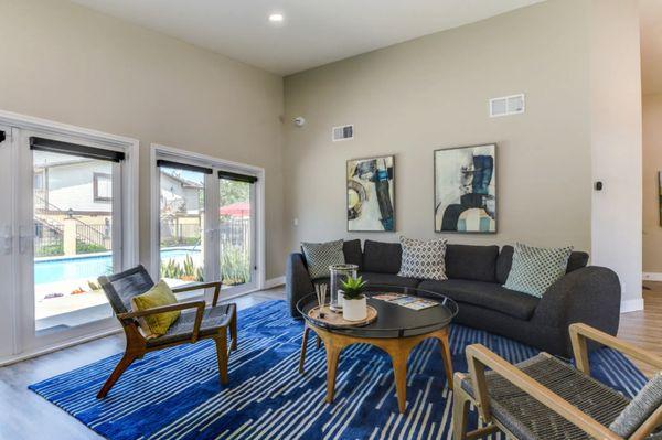 Gladstone Ridge Apartments offering newly renovated one and two bedroom apartments, a swimming pool, and garages in Glendora, CA.