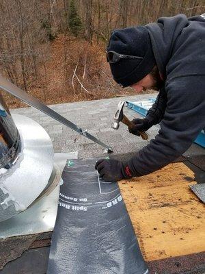 Water tight roof penetrations