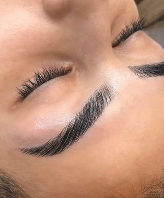 Eyebrow lamination