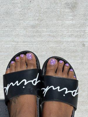 Shellac pedicure