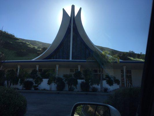 Self Realization Temple... There was a beautiful halo that made me feel blessed and inspired.