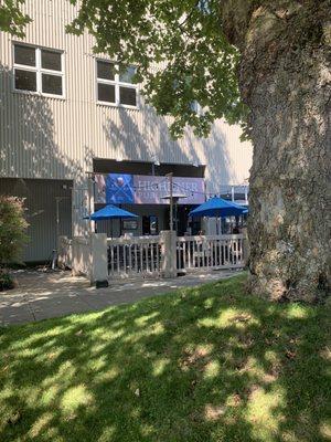 Outside patio dining