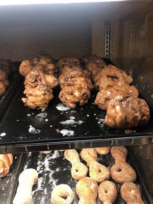 Told you these apple fritters were big!!