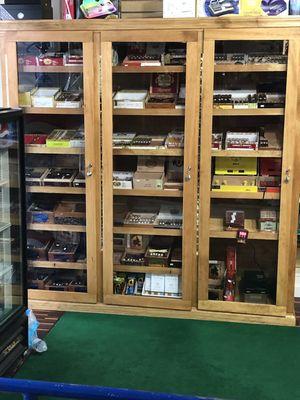 Wide variety of premium cigars in stock.