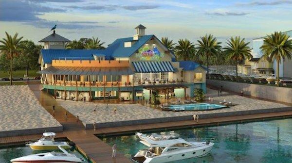 Rendering of the under construction Margaritaville here