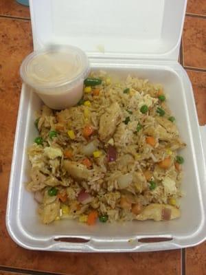 Chicken fried rice!