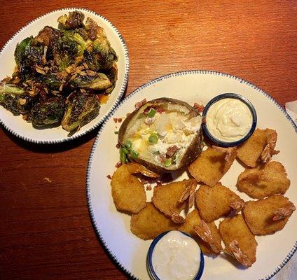 Brussels Sprouts, Walt's Favorite Shrimp