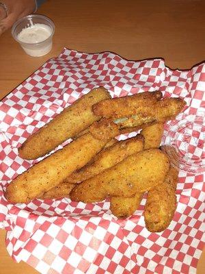 Fried pickles.