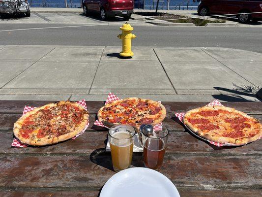 Pizza and beer what more can you ask for?