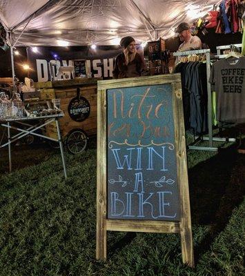 Downshift takes their nitro cold brew cart to local events