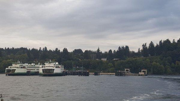 Leaving Vashon Island heading to Fauntleroy/West Seattle (9/11/21)