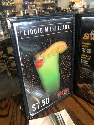 This drink does not have any marijuana in it. We asked.