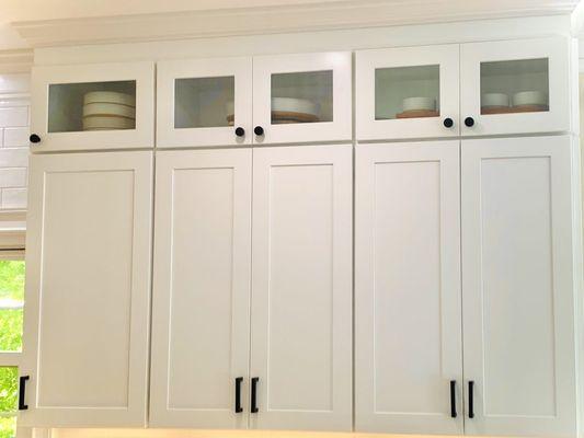 look at the beauty of my shaker cabinets!!!