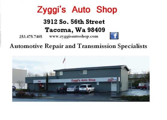 Zyggi's Auto Shop. Your one stop shop for all of your vehicles needs.