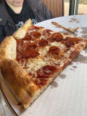 Pepperoni pizza