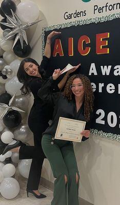 AICE Award Ceremony with Sofia !