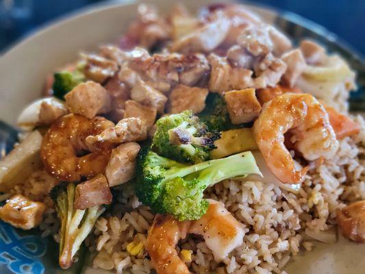 Hibachi Chicken & Shrimp