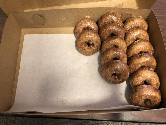 Applesauce donuts.