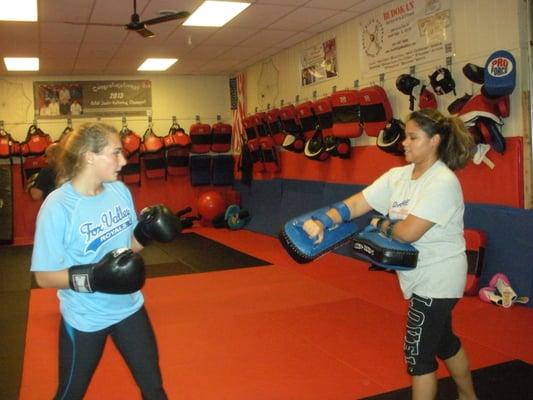 Hard arts offered - boxing, mauy thai, MMA, stick fighting