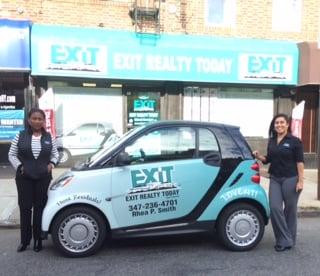 Meet TeamEsteemed with their EXIT Realty Today SMART Car!  Call them Today!