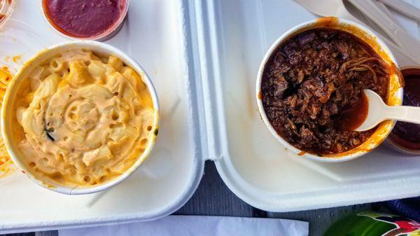 Mac & Cheese and Chili Takeout