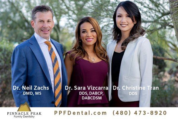 Meet our Pinnacle Peak Family Dentistry doctors.